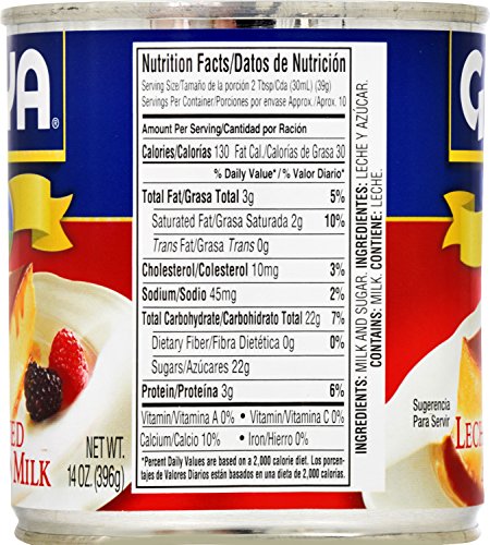 Goya Foods Sweetened Condensed Milk, 14-Ounce (Pack of 24)
