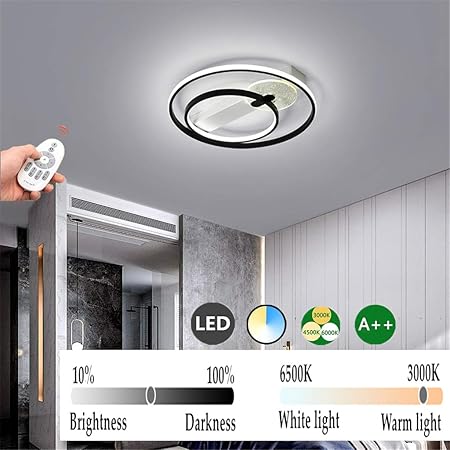 Sea & Sea Moderne minimalistische LED dimmbare Deckenlampe runde