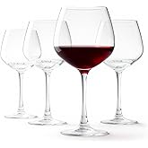 �鶹�� Basics Stemmed Red Wine Glasses, 4-Piece Set, 591ml, Dishwasher-Safe