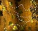 Minetom Solar Meteor Shower Rain Lights, 16 inches 10 Tubes 240 LED Falling Raindrop Fairy String Light, Solar Icicle Lights Outdoor for Tree Holiday Parties Christmas Decor(Warm White)