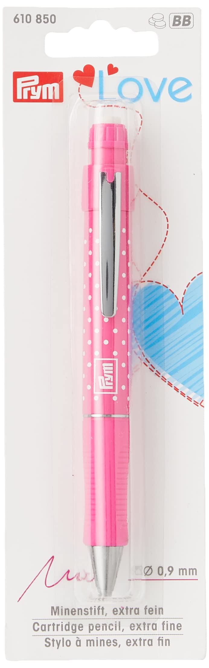 Prym - Love Extra Fine (0.90mm) Cartridge Pencil - 1 Unit