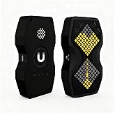 KOMILIFT Visual Hourglass Timer, 1-60 Minute Countdown Magnetic Digital Timer, Buzzer Alert &amp; Dimmable Night Light, Sand Timer for Kids Learning, Classroom, Cooking, Fitness,Kitchen(Black)