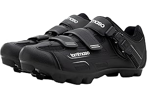 Tommaso Montagna Men’s Mountain Bike Shoes for SPD Pedals – Gravel & Trail Cycling Shoes – Compatible with SPD Cleats – No Cleats Included