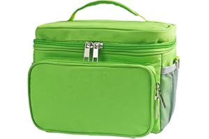 JDSZM Travel Carrying Case Compatible with Yoto Player Bluetooth Speaker and Headphone Accessories, Card Holder Holds up to 80 Cards with Shoulder Strap, Bag Only (Green)