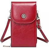 Satoshi Vegan Leather Small Crossbody Bags for Women – RFID-Blocking Phone Wallet Purse