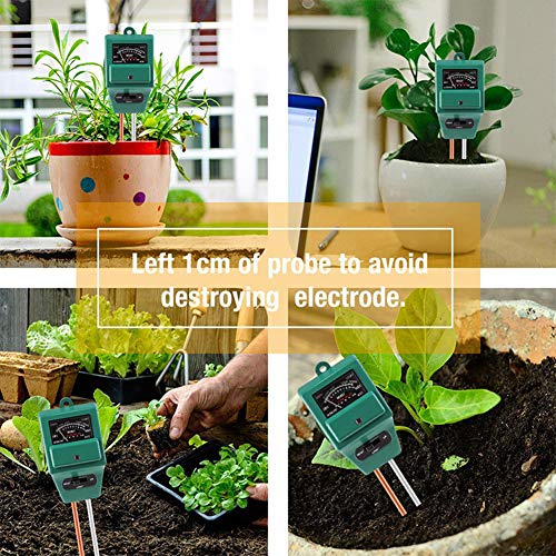 LEBERY Soil Moisture Meter, Soil pH Meter, Soil Test Kit, Plant Moisture Meter, Plant Water