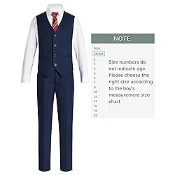 Marvelous World Boys Suits Navy Slim Fit Size 10