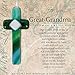 Sentimental Gift For Great Grandma for Mother's Day/Christmas/Birthday - Handmade in USA Glass Cross With Poetry - Religious Gift for Great-Grandma