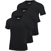 Blueleaf Boys Compression Shirt Short Sleeve Youth Basketball Football Undershirt Kids Quick Dry Athletic Base Layer T-Shirt
