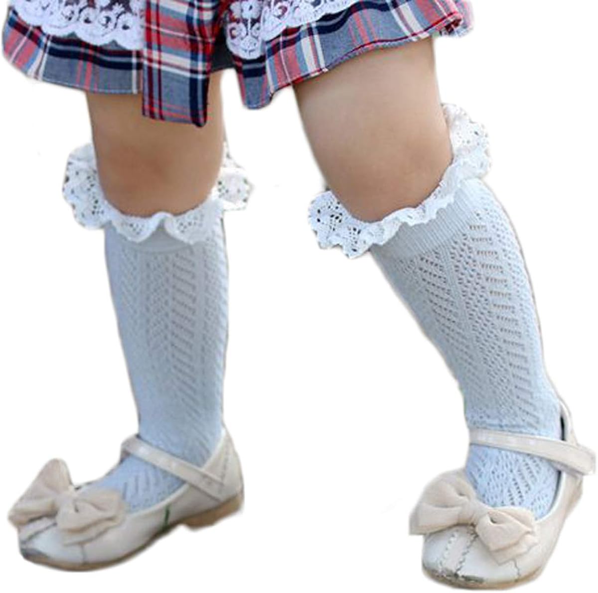 baby girl stockings with lace