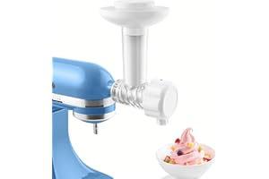 GLINK Frozen Fruit Ice Cream Attachment for Kitchenaid Stand Mixer, Natural Fruit Desserts Maker, Frozen Yogurt Maker, Maker, Frozen Fruit Soft Serve Maker