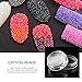 QIMYAR Nail Art Micro Rhinestone AB Crystal Glass Mini Beads Gardient Dazzling Caviar Beads 3D Nail Decoration 0.6mm