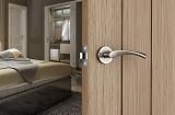 Designer Levers Marvel On Rose Door Handle Brushed Nickel Pair view 5