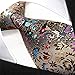 S&W SHLAX&WING Tie Set Men's Necktie Grey Foral Extra Long Size 63