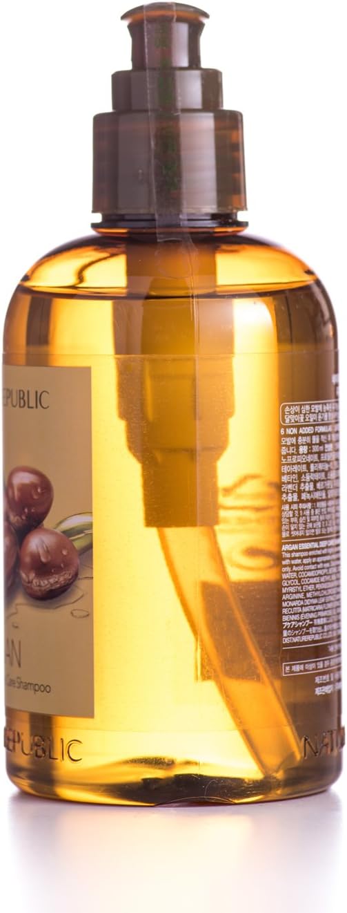 Nature Republic Argan Essential Deep Care Shampoo, 300 Gram, 300 g (Pack of 1) - Image 4