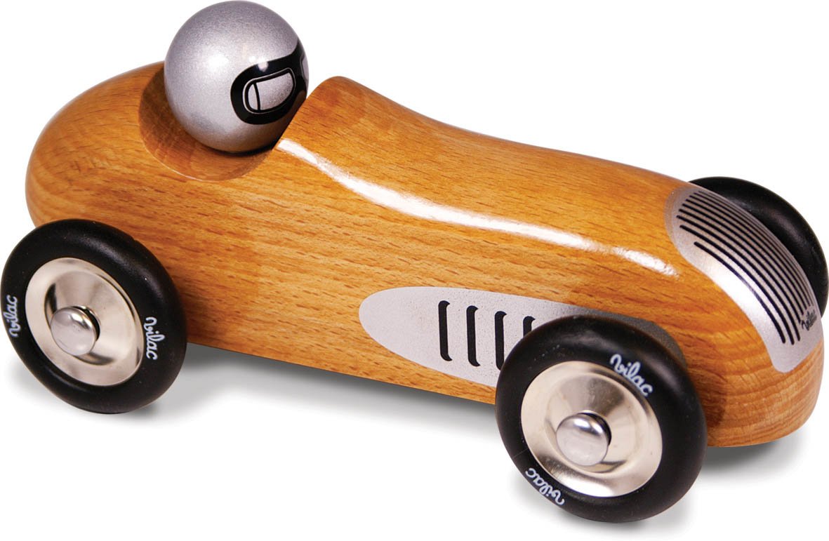 Vilac Vilac2286S Natural Wood Old Sport Car
