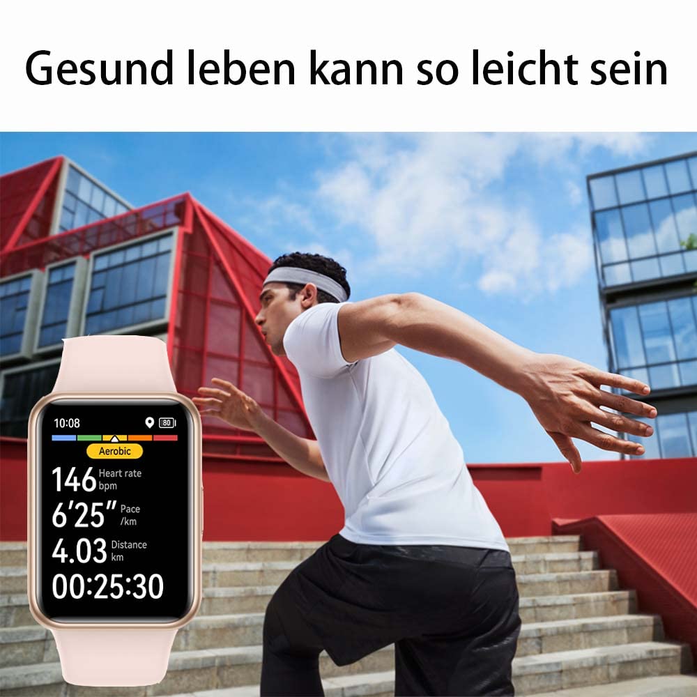 HUAWEI Watch FIT 2 SmartWatch, Sakura Pink, Modern