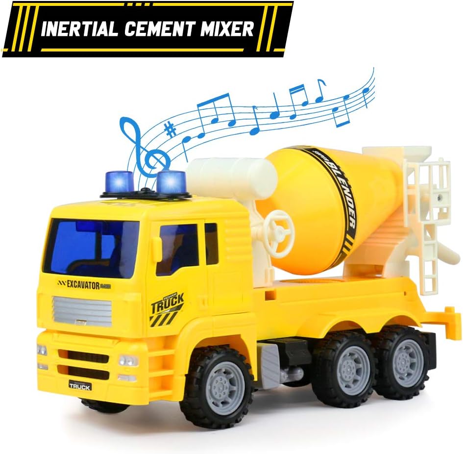 Tonze Jouet Voiture Camion Enfant Chantier Betonniere Camion Jeu Noel Thanksgiving Cadeau Anniversaire Garcon Fille Enfant 3 4 5 Ans Amazon Fr Jeux Et Jouets