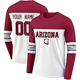 ANTKING Long Sleeve T-Shirt for Men Youth Personalized Custom Name and Number Gifts