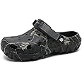 SECHRITE Men's Clogs Athletic Sports Outdoor Sandals Water Beach Shoes Slippers Sandals Lightweight Comfortable Breathable with Adjustable Back Strap - River Edge