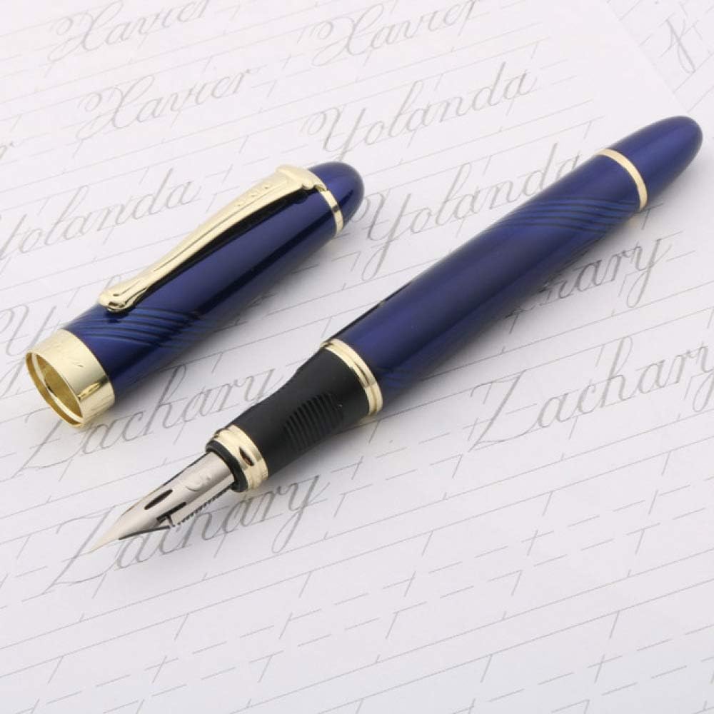 calligraphy in the round body Dipped in nib The tip of a circle 450 G NIB fountain copperplate penGroup Blue