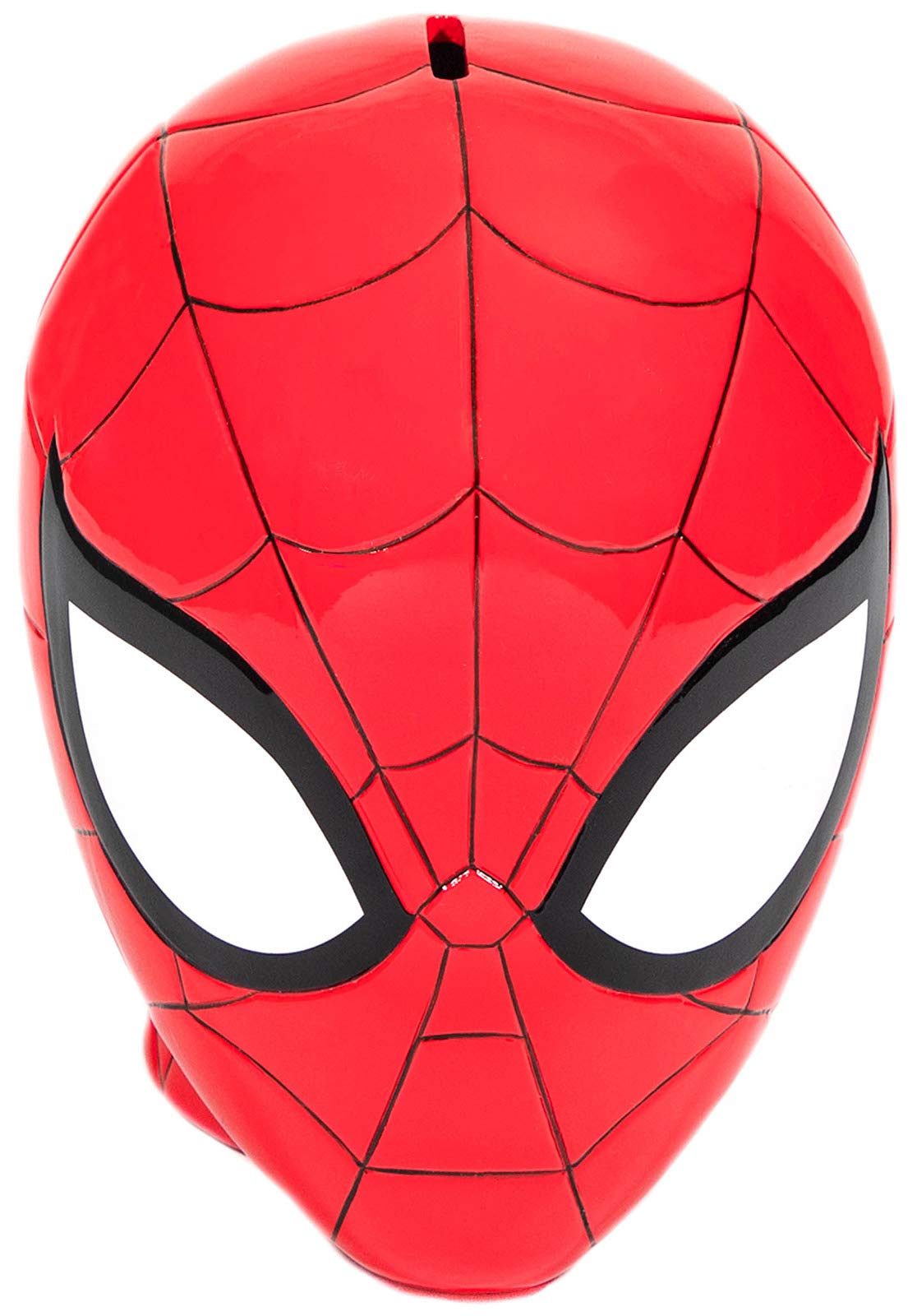 Jay Franco Marvel Spiderman Ceramic Coin Bank - Kids Decor Money Saving Piggy Bank (Official Marvel Product)