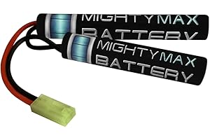 Mighty Max Battery 8.4V 1600mAh Butterfly Replaces Elite Force M4 RIS CQC Airsoft Carbine