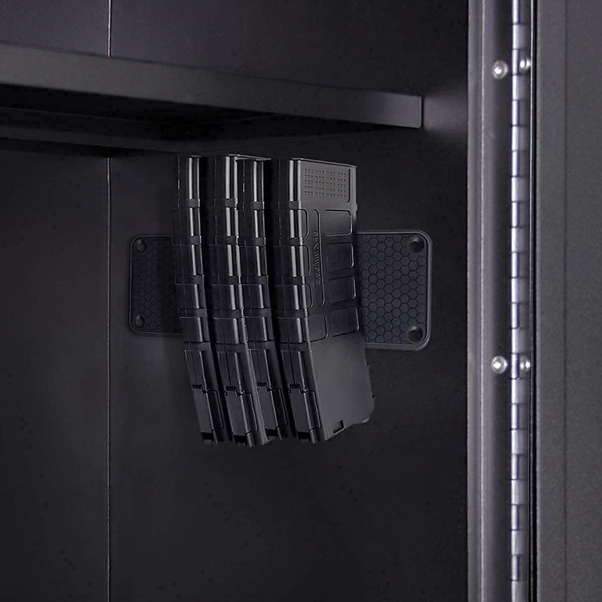 Adoreal Gun Magnet for Ammo Storage, Gun Safe Organizer, Magnetic Gun Mount for Handgun, Pistol and Rifle Mags : Sports & Outdoors
