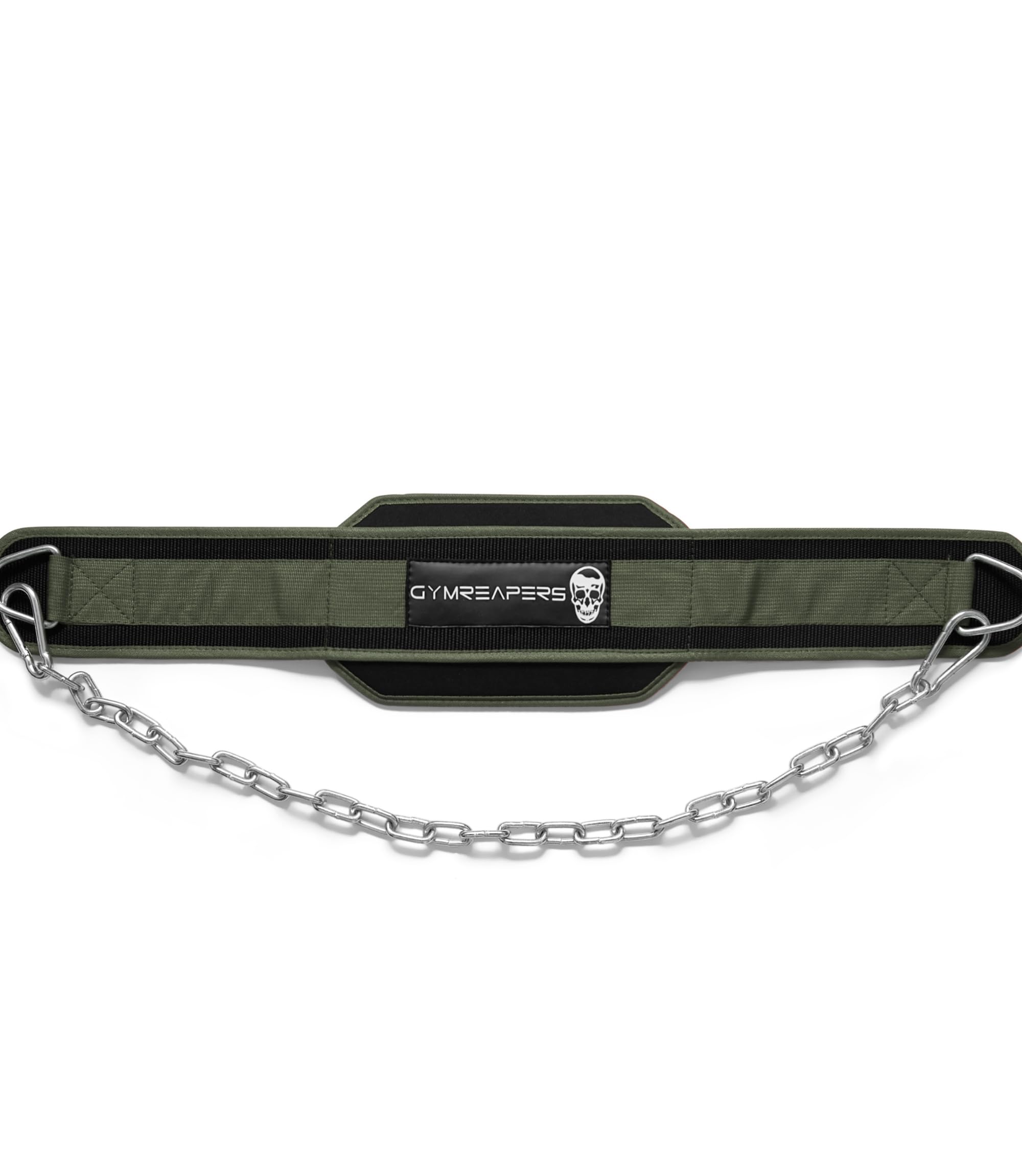 Gymreapers Dip Belt With Chain For Weightlifting, Pull Ups, Dips - Heavy Duty Steel Chain For Added Weight Training