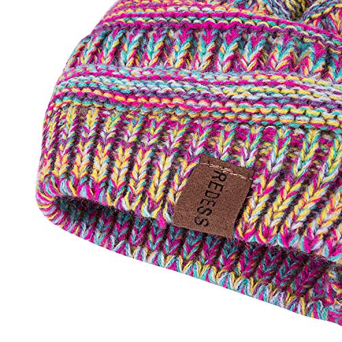 image for REDESS Kids Winter Warm Fleece Lined Hat, Baby Toddler Children's Bean