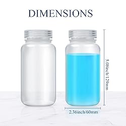 Tatuo 24 Pcs 8 oz 250ml Pill Bottle Sample Bottles