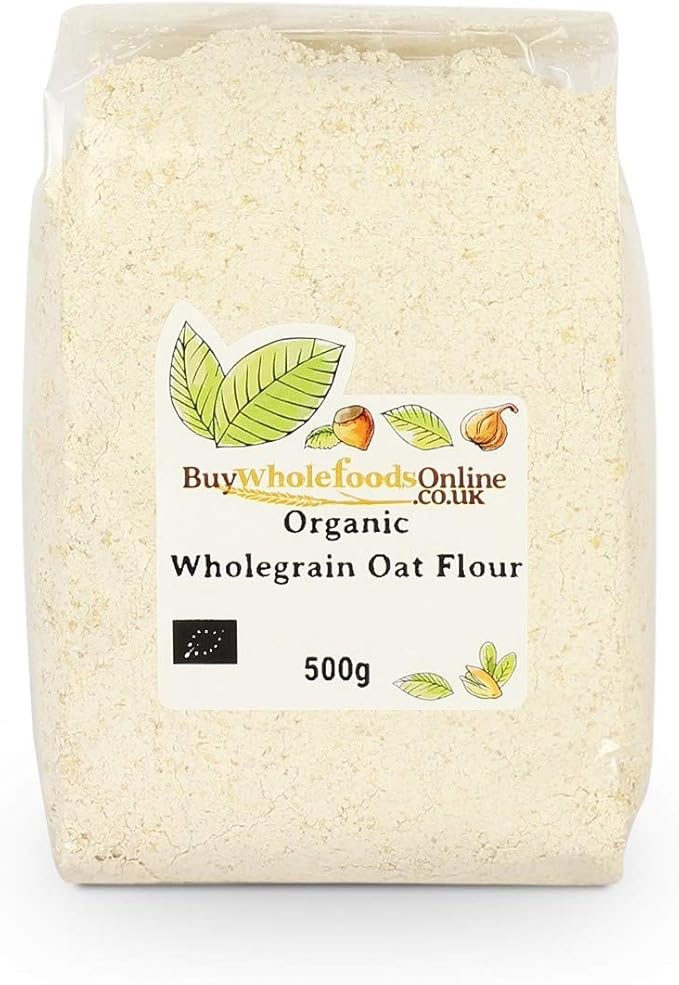 Organic Wholegrain Oat Flour 500g (Buy Whole Foods Online Ltd) Amazon