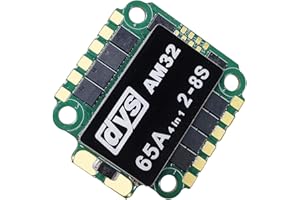 DYSRC DYS Brushless ESC 65A 4in1 2-8S AM32 30x30 for FPV Freestyle Drone Racing Drone F4 F7 Flight Controller Quadcopter (AM32 65A ESC)