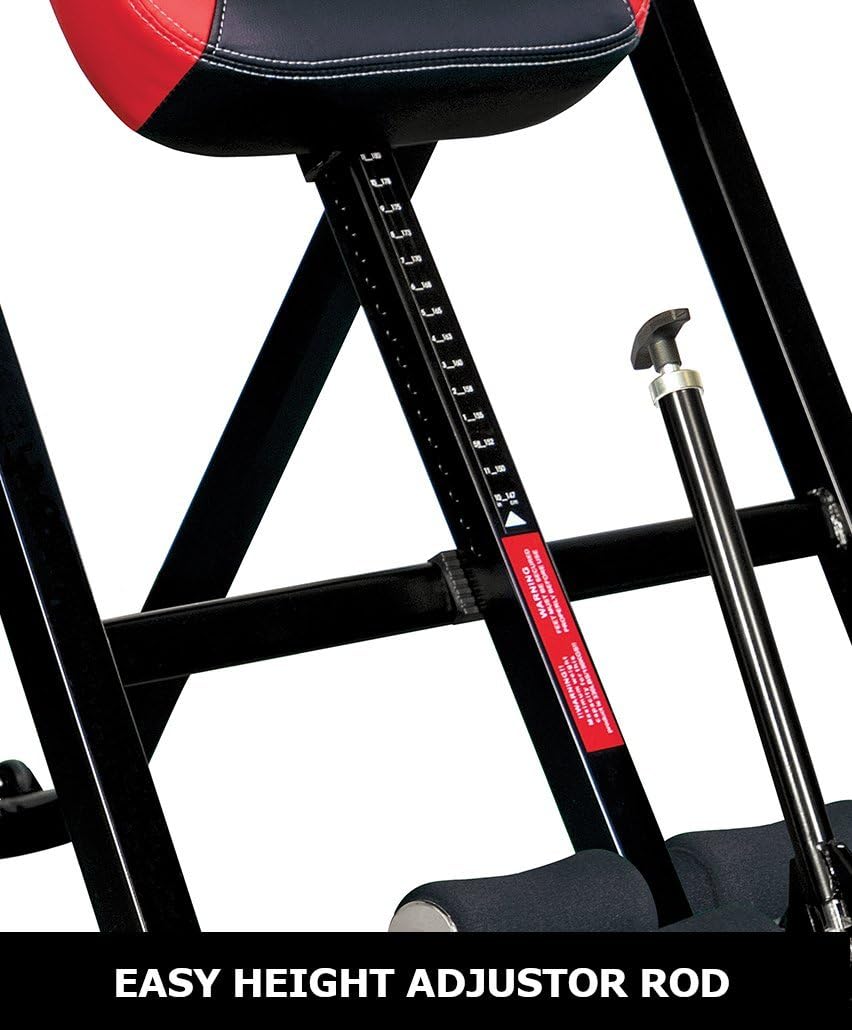 Health Gear ITM5500 Advanced Technology Inversion Table with Vibro Massage & Heat - Heavy Duty up to 300 lbs. : Sports & Outdoors
