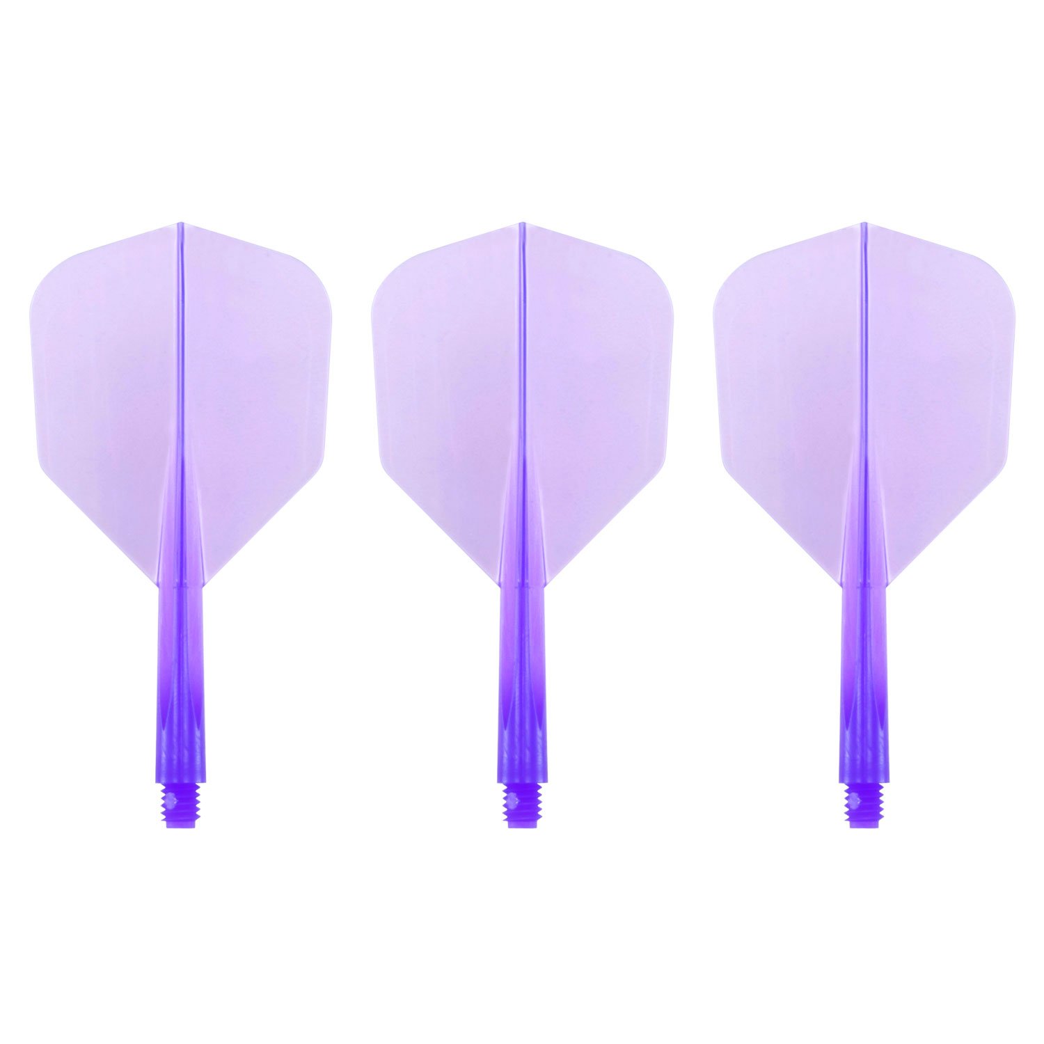 Condor Zero Stress Flight System | Small Size | Dart Flights | Multiple Sizes | Multiple Colours (Clear Purple, Short)