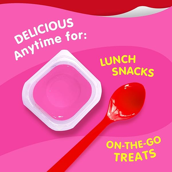 SNACK PACK PINK STARBURST FLAVORED JUICY GELS CUPS, 3.25 OZ., 6-COUNT