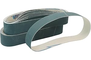 Funghwang 20PCS 3/4 x 12 inch Sanding Belt Kit 400 Grit Ceramic and Aluminum Oxide Grinding Belts Replacement for The Ken Onion Edition of Work Sharp Knife and Tool Sharpener