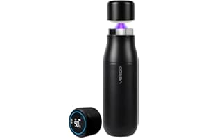 VSITOO S1 Water Bottle, 15oz Insulated Stainless Steel BPA-Free Smart Water Bottle, Thermal Flask for Travel（Without Bluetoot Function）