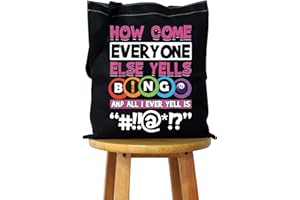 WCGXKO Funny Player Gift Lucky Bag Game Lover Zipper Pouch Makeup Bag (HOW COME tote)