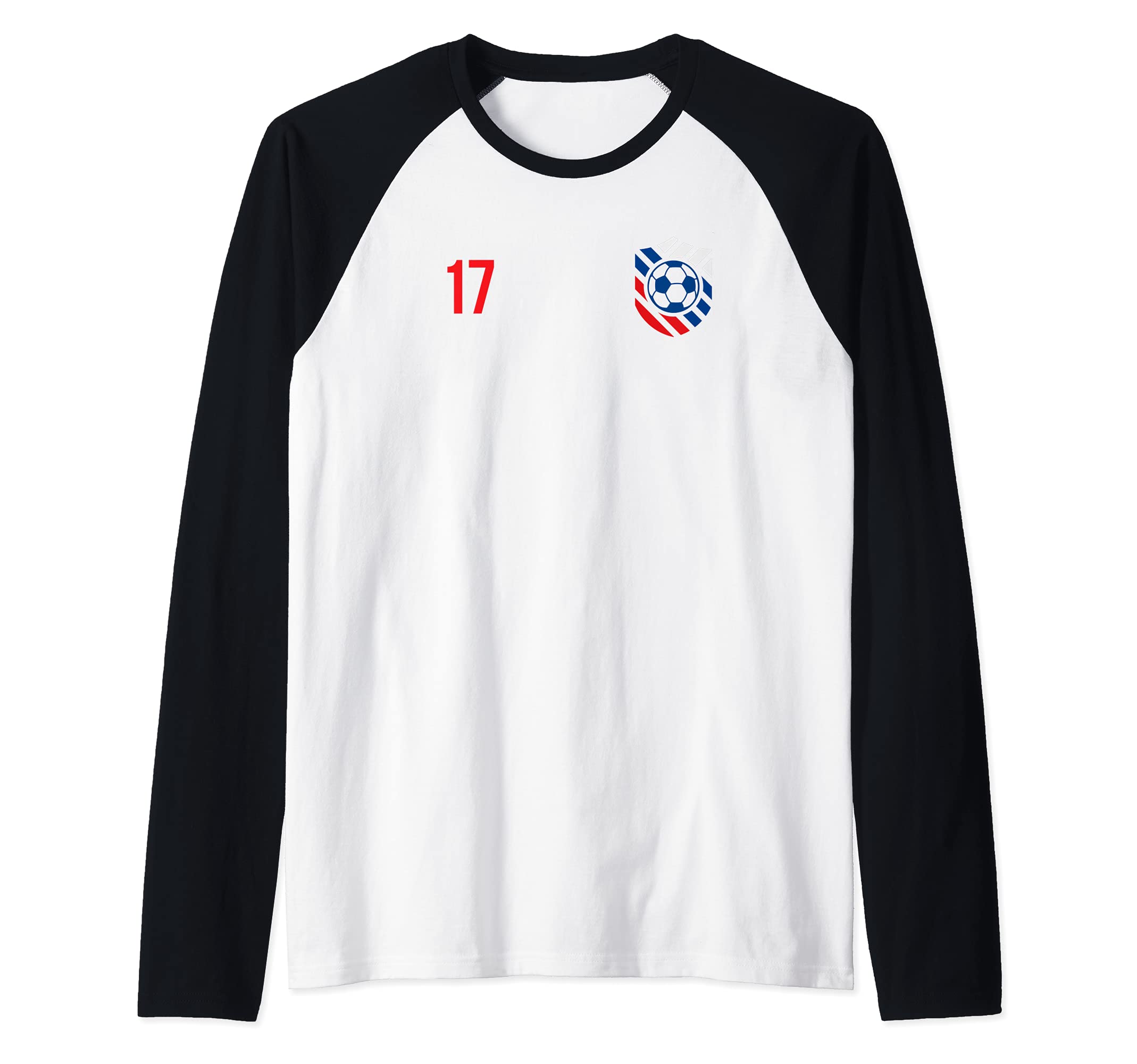Flag Czech Republic Raglan Baseball Tee