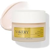 Nakery Lift-Tox Night Cream for Women - Overnight Anti Wrinkle Face Cream for Firmer & Smoother Complexion - Hydrating Night Cream for Women with Crepey Skin - Rich Night Face Cream for Mature Skin