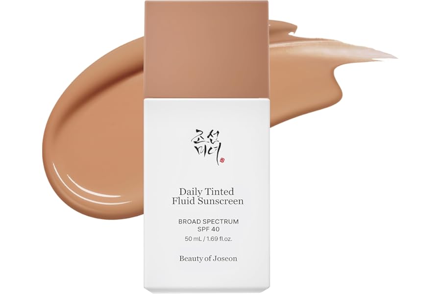 Beauty of Joseon Daily Tinted Fluid Sunscreen 12 Shades for Face Moisturizing Broad Spectrum SPF 40 Korean Skincare 50ml, 1.69 fl.oz #MY210