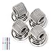 BTSKY Stainless Steel Magnetic Pen Holder Clips- Magnetic Pen Clip Holder Fit Any Size Pens Magnetic Push pins for Refrigerator Whiteboard Erase Board and Bulletion Board Map(4pcs)
