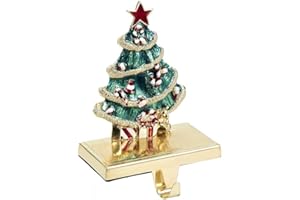 KURT S. ADLER Kurt Adler Zinc Christmas Tree Stocking Holder Decor