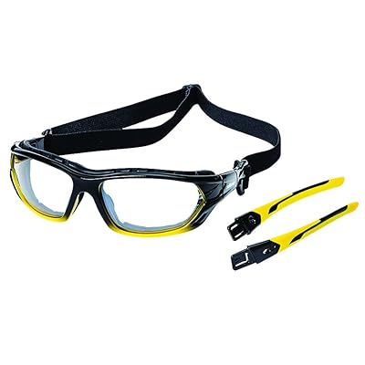 Sellstrom S70000 XPS530 Sealed Safety Glasses/Protective Eyewear - Clear Lens, Hard Coating, Co-Molded Temples (Qty 1)