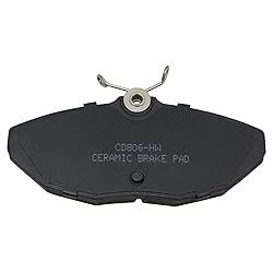 TRQ Rear Brake Pads Ceramic Compatible with