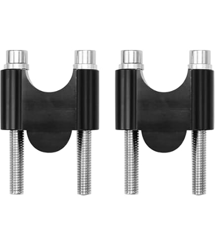 HeliBars TracStar Handlebar Risers For BMW S1000RR / HP4 - 1.7" Taller, 0.8" Rearward - View #2