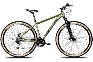 Bicicleta Aro 29 Quadro em Alumínio Modelo Novo Absolute Nero 5 Com Relação 3x7 21 Velocidades Garfo de Suspensão 80mm e Frei