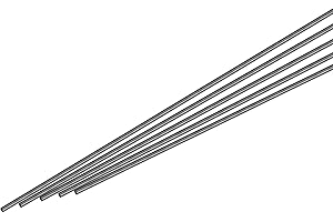 MECCANIXITY Carbon Fiber Rod, 1mm x 300mm Matte Pole Rod for RC Plane DIY Tool Wing Tube Quadcopter Arm, Pack of 5