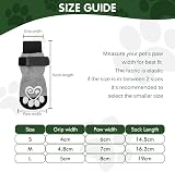 KOOLTAIL Dog Socks Paws Stop Licking Anti Slip Grips Small Medium Large view 2